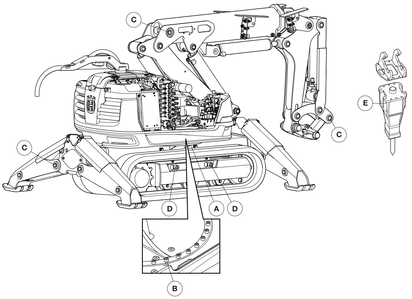 HUSQVARNA DXR 310 - Couronne dentée - 1