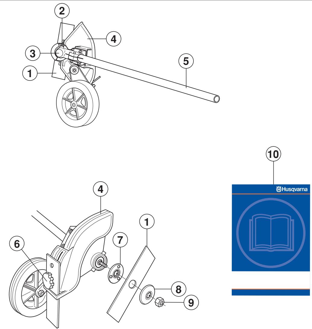 HUSQVARNA EA 850 - QUELS SONT LES COMPOSANTS? - 1