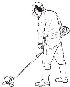 HUSQVARNA EA 850 - Techniques de travail de base Consignes de sécurité pendant le travail - 2