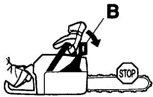 HUSQVARNA ELECTRIC 1400 - Frein de chaîne avec arceau protecteur - 3