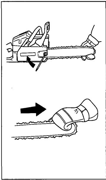 HUSQVARNA ELECTRIC 1400 - Montage du guide-chaine et de la chaîne - 12