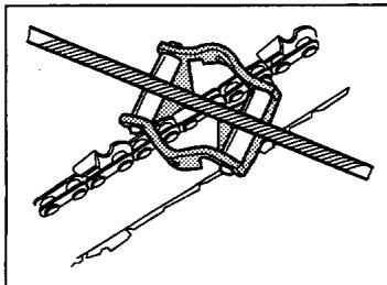 HUSQVARNA ELECTRIC 1400 - Affutage et réglage de profondeur de la chaîne - 3