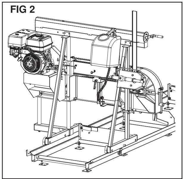 HUSQVARNA HORIZONT II - Réglage de la hauteur (FIG 4) - 1