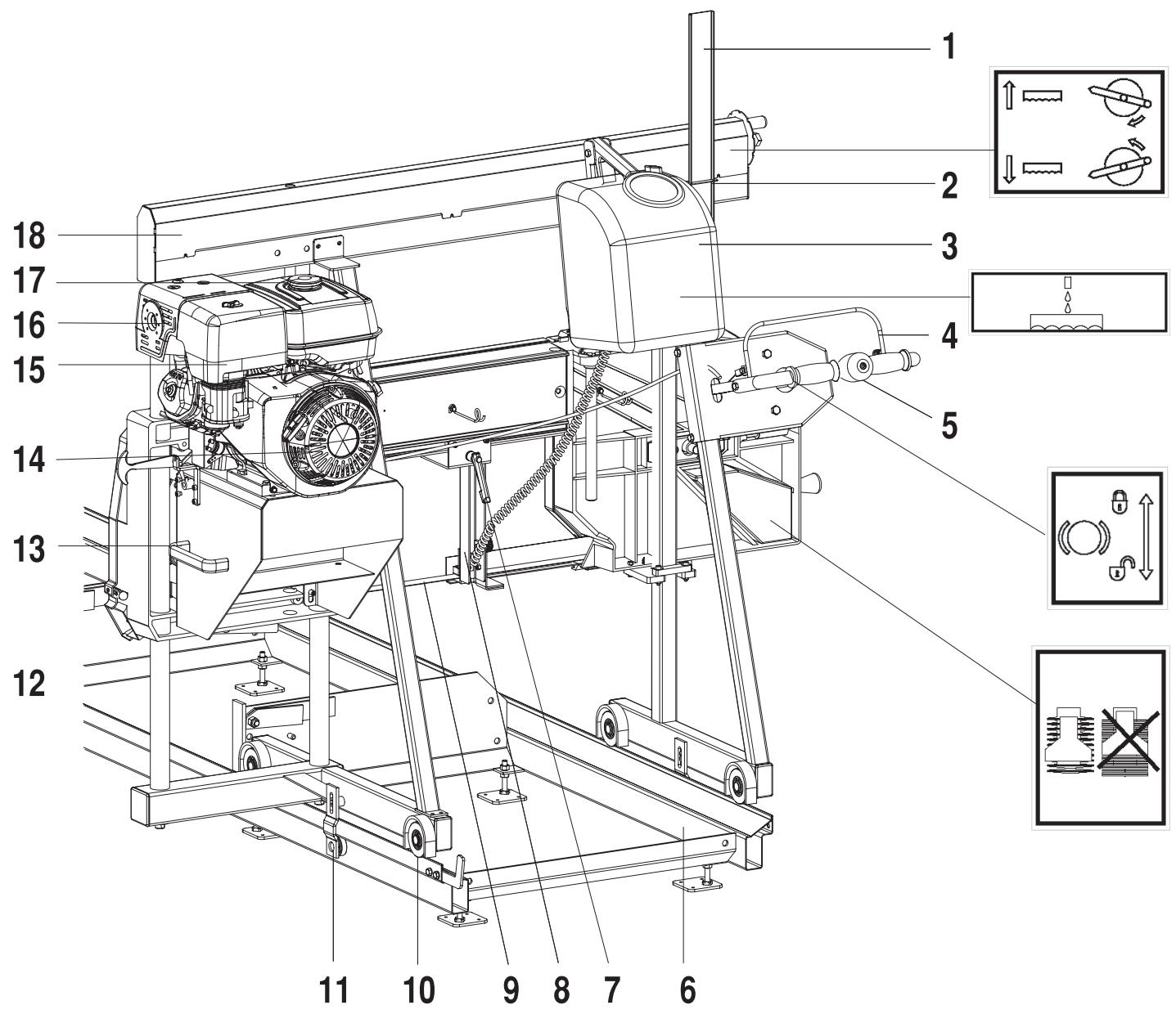 HUSQVARNA HORIZONT II - Monoscierie Moteur à essence - 1