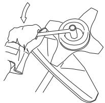 HUSQVARNA J-HANDLE KIT 125 L - Montering av klingskydd/ kombiskydd, gräsklinga och gräskniv - 3
