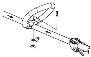 HUSQVARNA J-HANDLE KIT 125 L - Montering av J-håndtak - 2