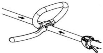 HUSQVARNA J-HANDLE KIT 125 L - Montagem do punho em forma de J - 4