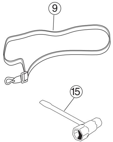 HUSQVARNA J-HANDLE KIT 125 L - J-handle - 6