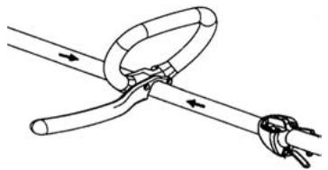 HUSQVARNA J-HANDLE KIT 125 L - Fitting the J-handle - 4