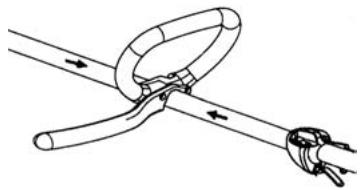 HUSQVARNA J-HANDLE KIT 125 L - Montaje del mango J - 4
