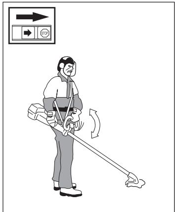 HUSQVARNA J-HANDLE SET 123 L - Ajuste del arnés - 1