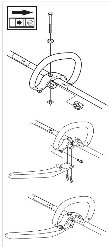 HUSQVARNA J-HANDLE SET 223 L - WARNING - 1