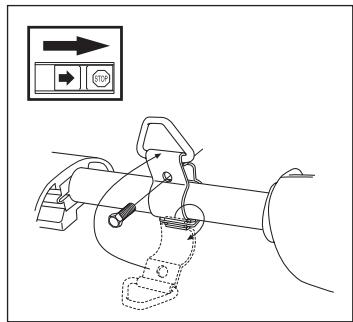 HUSQVARNA J-HANDLE SET 223 L - Montaje de la argolla de suspensaión - 1