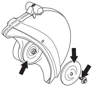 HUSQVARNA K 760 RESCUE - Contrôle de l'arbre d'entraînement et des rondelles d'accouplement - 1
