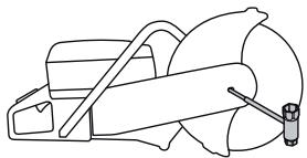 HUSQVARNA K 760 RESCUE - Montage du disque découvert - 2