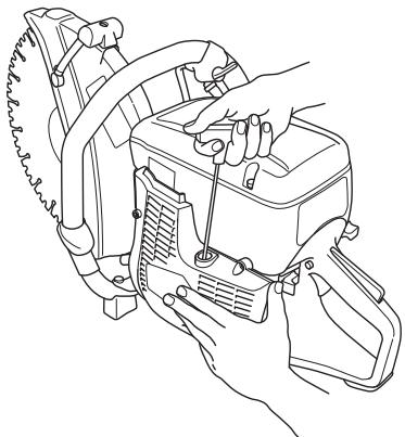 HUSQVARNA K 760 RESCUE - Montage du lanceur - 1