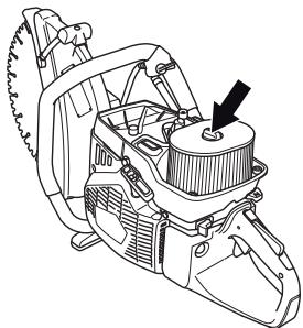 HUSQVARNA K 970 RESCUE - Changement du filtre à air - 1