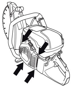 HUSQVARNA K 970 RESCUE - Contrôle de la corde du lanceur - 1