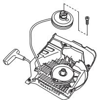 HUSQVARNA K 970 RESCUE - Remplacement d'un ressort de rappel rompu - 1