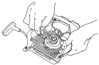 HUSQVARNA K 970 RESCUE - Mise sous tension du ressort - 1
