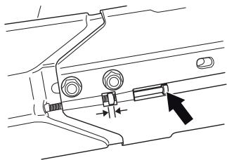 HUSQVARNA K 970 RESCUE - Tension de la courroie d'entraînement - 2
