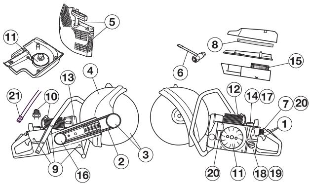 HUSQVARNA K1250 RAIL - Instructions d'entretien générales - 1