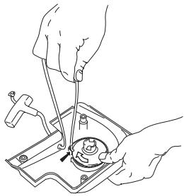 HUSQVARNA K1250 RAIL - Mise sous tension du ressort - 1