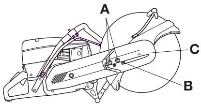 HUSQVARNA K1250 RAIL - Remplacement de la courroie d'entraînement - 2