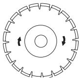 HUSQVARNA K1250 RAIL - Lames diamant - 2