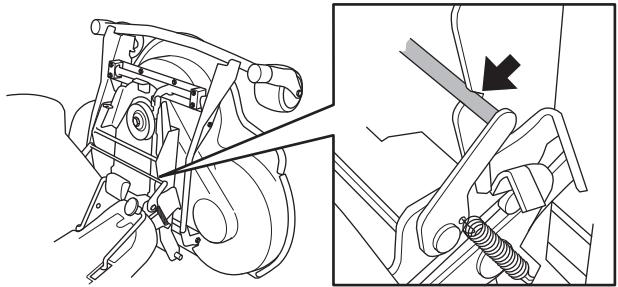 HUSQVARNA PF 21 - Mise en position d'entretien - 7