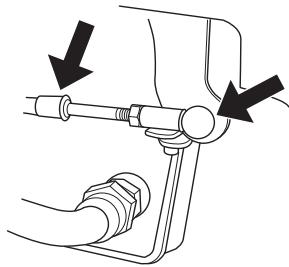 HUSQVARNA PF 21 - Lubrifiez le câble de la transmission hydrostatique avec liaison. - 2