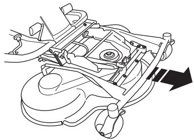 HUSQVARNA PF 21 - Mise en position d'entretien - 6