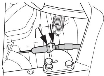 HUSQVARNA PF 21 - Réglage du frein de stationnement PR 17, PF 21 - 2