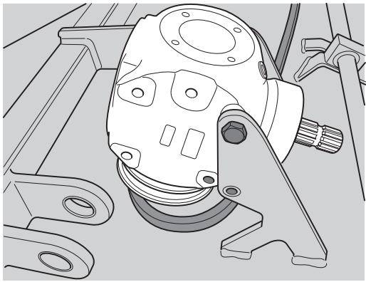 HUSQVARNA PT 26D - Remplacement de la couroie de I'unité Combi - 3
