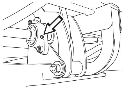 HUSQVARNA PT 26D - Palier d'appui arriffe de l'axe de la prise de force - 1