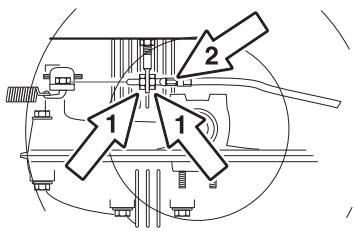HUSQVARNA RIDER 16 C - Réglage du frein de stationnement Rider 13 C, Rider 16 C - 1