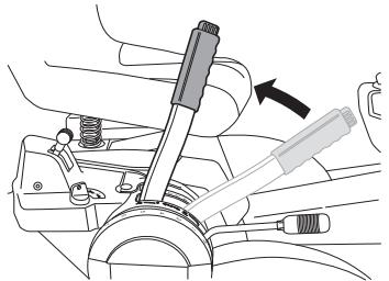 HUSQVARNA RIDER 16 C - Levier de levage de l'unité de coupe - 1