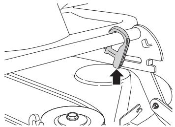 HUSQVARNA RIDER 16 C - Mise en position d'entretien - 4