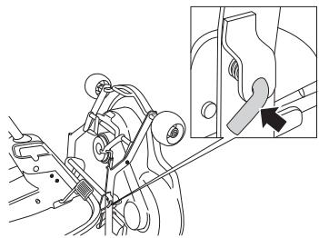 HUSQVARNA RIDER 16 C - Mise en position d'entretien - 9