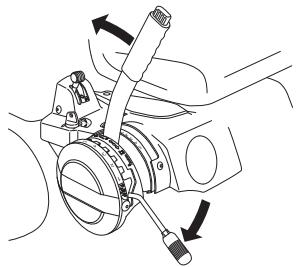 HUSQVARNA RIDER 16 C - Mise en position d'entretien - 1