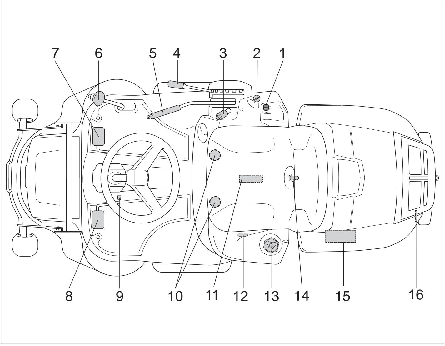 HUSQVARNA RIDER 16 C - INSTRUCTIONS DE SÉCURITÉ - 5