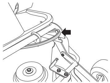 HUSQVARNA RIDER 16 C - Mise en position d'entretien - 5