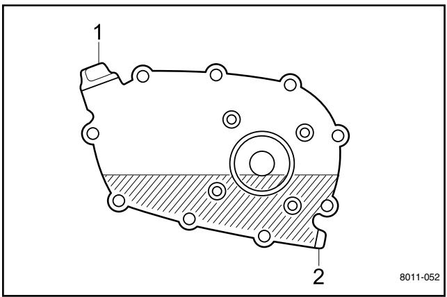 HUSQVARNA SC18 - Niveau d'huile du réducteur - 2
