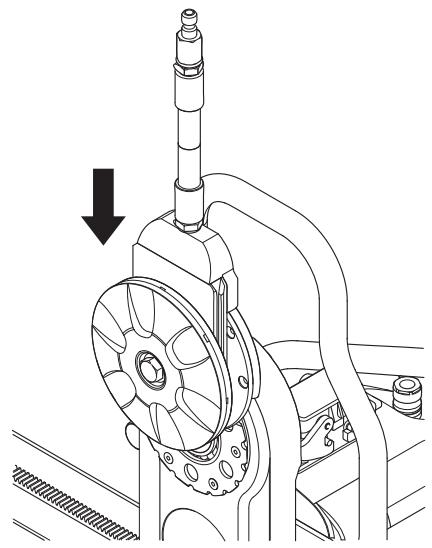 HUSQVARNA WS 482 HF - Monter la lame - 4