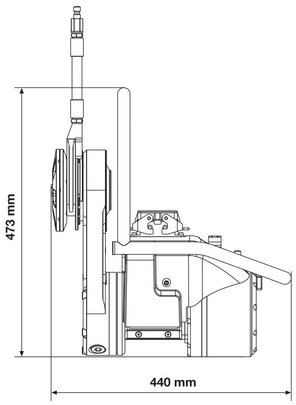 HUSQVARNA WS 482 HF - Dimensions - 1
