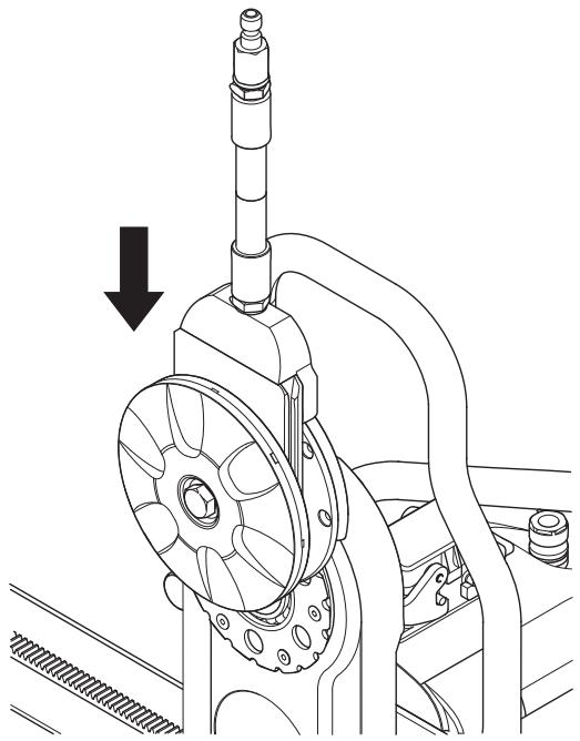 HUSQVARNA WS 482 HF - Fit the blade - 4