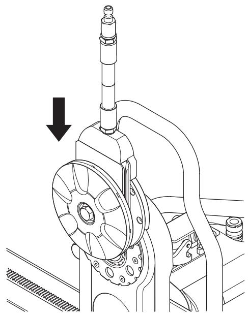 HUSQVARNA WS 482 HF - Klinge montieren - 4