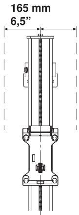 HUSQVARNA WS 482 HF - Wandbefestigungen und Schiene montieren - 1