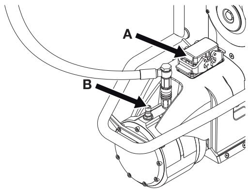 HUSQVARNA WS 482 HF - Branchez le groupe moteur - 1