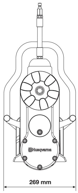 HUSQVARNA WS 482 HF - Dimensions - 2